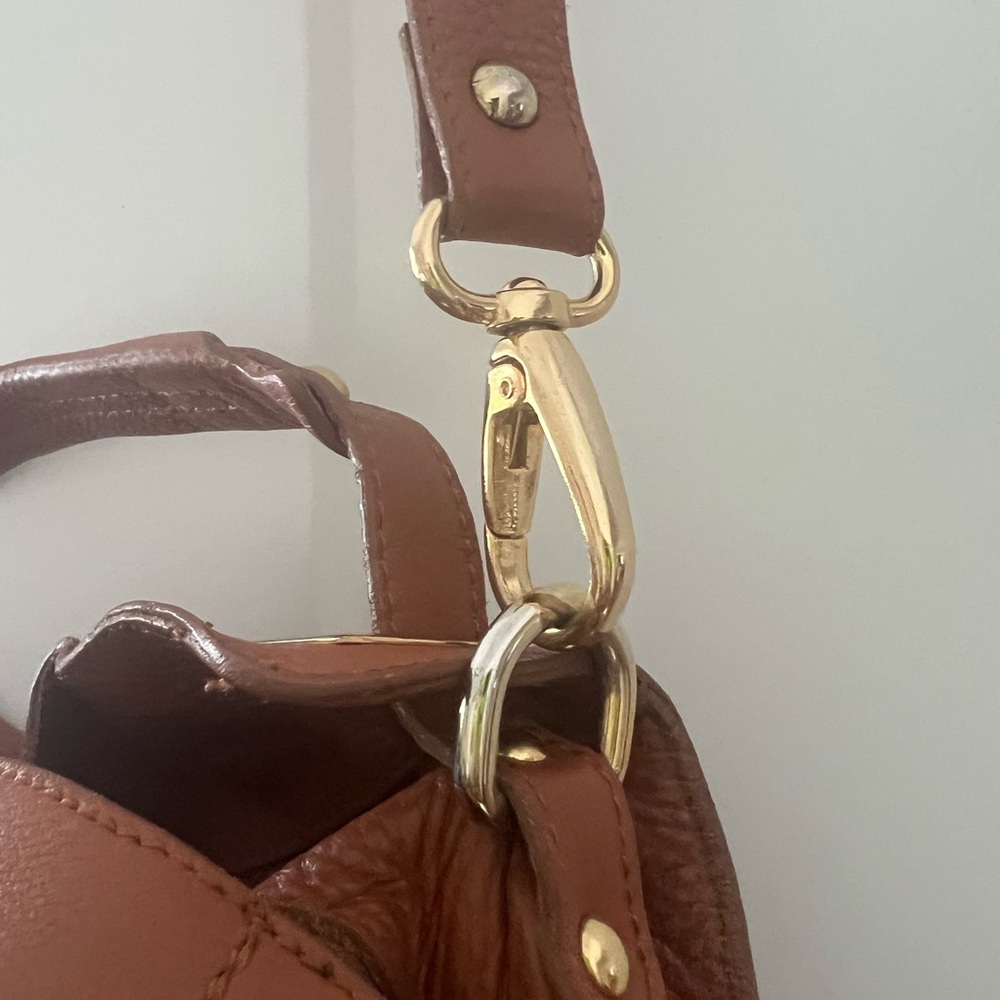 Sandro Tan Leather Shoulder Bag, Gently Worn, Great Look, Super Soft - Picture 8 of 9